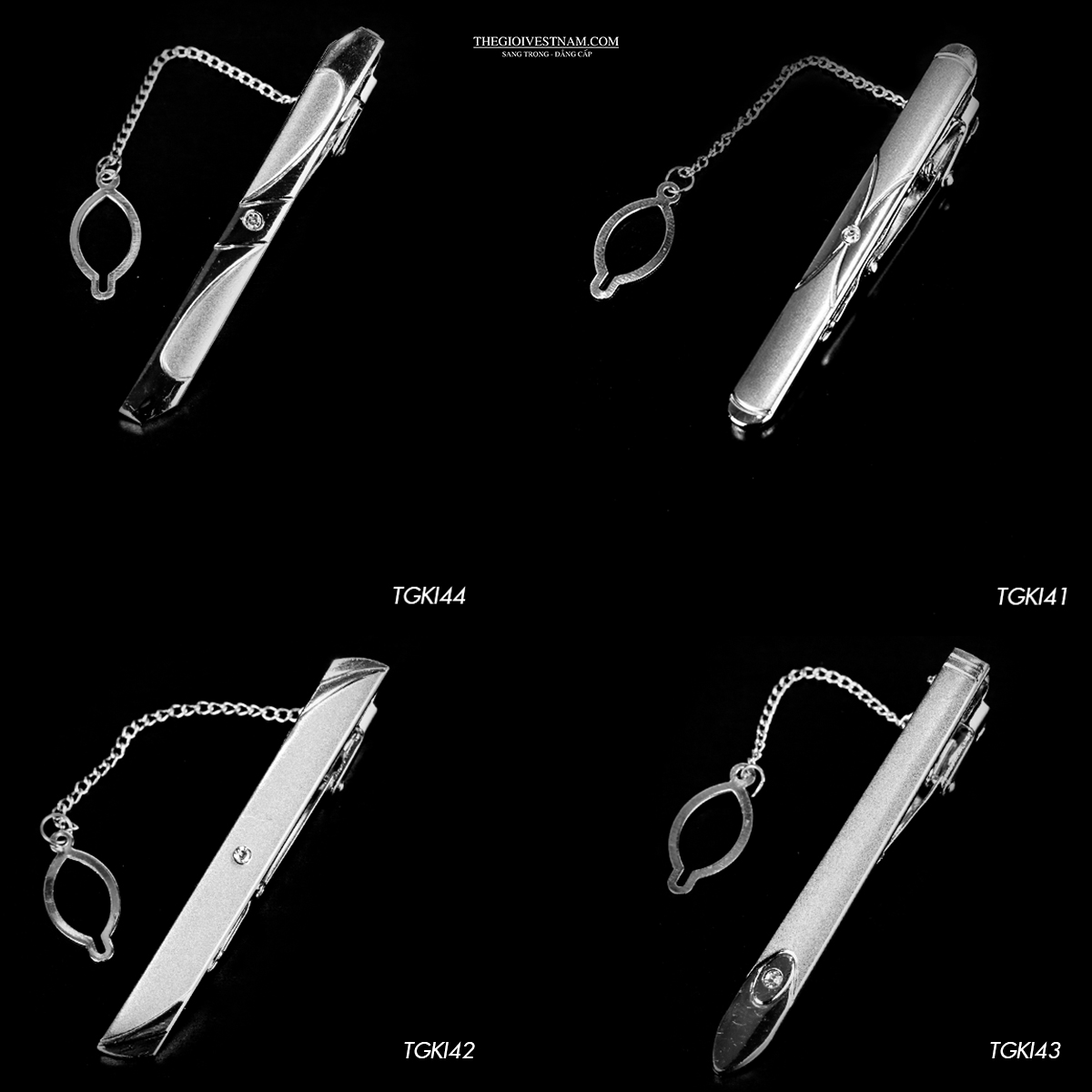 Mẫu kẹp caravat thịnh hành